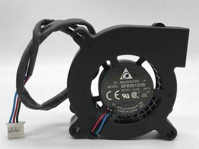 原装台达 BFB0612HB 6015  DC12V 0.22A 6CM/厘米涡轮风扇 鼓风机