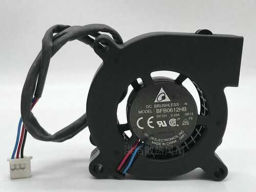 原装台达 BFB0612HB 6015  DC12V 0.22A 6CM/厘米涡轮风扇 鼓风机