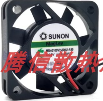 SUNON建准 MB40100V2-000U-A99 DC5V 0.90W 4CM 4010散热风扇