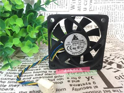 原装台达 AFB0612VHC 6015 12V 0.36A 6CM 三线 双滚珠 散热风扇