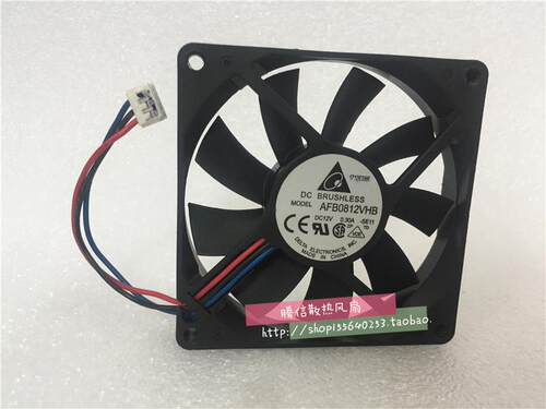 原装台达 8015 0.30A 8CM 12V AFB0812VHB CPU双滚珠散热风扇