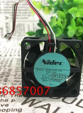 原装正品 NIDEC 4015 DC24V 0.08A D04R-24TH 05B 4cm 变频器风扇