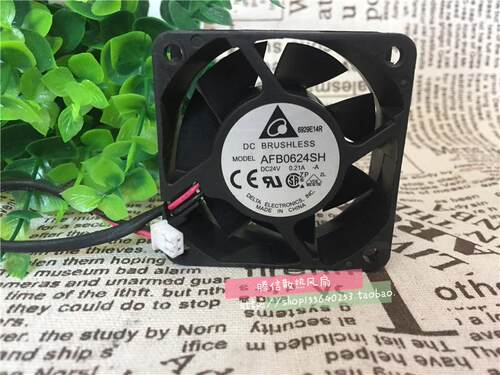 原装台达 AFB0624SH 6025 24V 0.21A 6CM  变频器大风量散热风扇