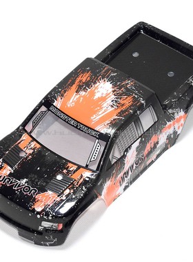 HBX海博星1/12配件12687 大脚车车壳 橙色12811B 12812 12813原厂