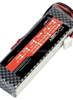 遥控飞机3S 11.1V聚合物锂电池1500mAh模型25C JST头航模动力