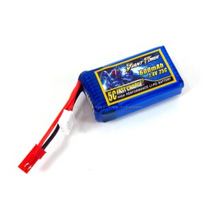 7.4V 2S 600mAh锂电池短线JST头25C遥控模型飞机小型直升机穿越机