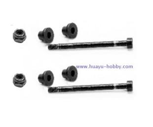 M3防松螺母 HBX海博星配件3318 衬套 避震器架螺栓 遥控模型 T007