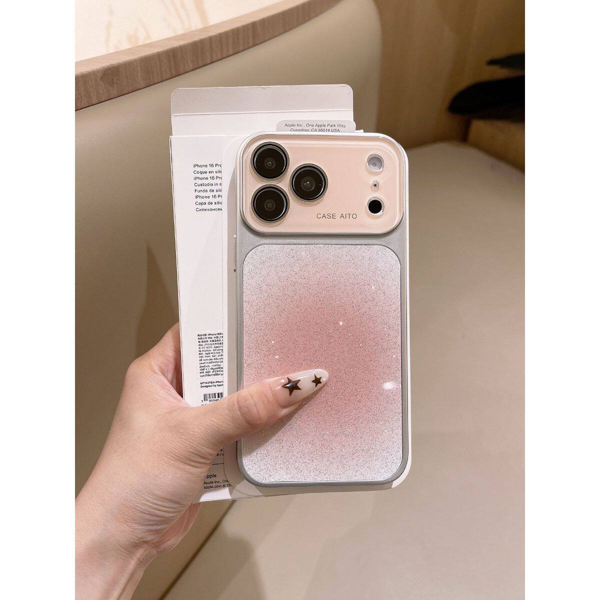 半糖壳野ins高级腮红渐变大视窗适用iPhone17promax