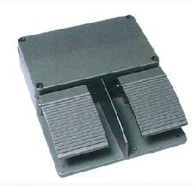 厂家直销YDT1-16 灰色 双联脚踏开关内置银触点 量大从优脚踏开关