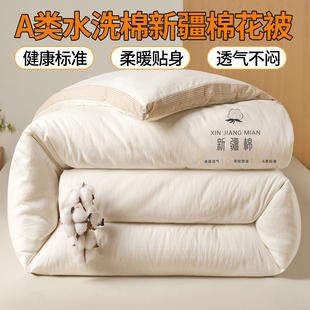 居罗兰家纺棉花被全棉新疆棉花被纯棉被子棉絮春秋被加厚冬被四季