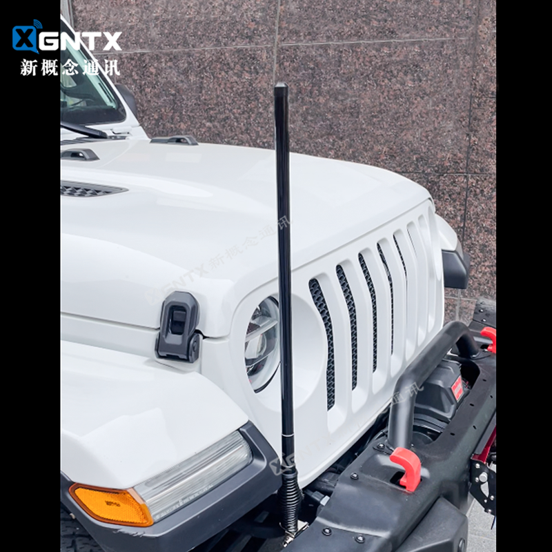车载对讲机 双段防撞玻璃钢天线 车台苗子 高增益 汽车改装无线电