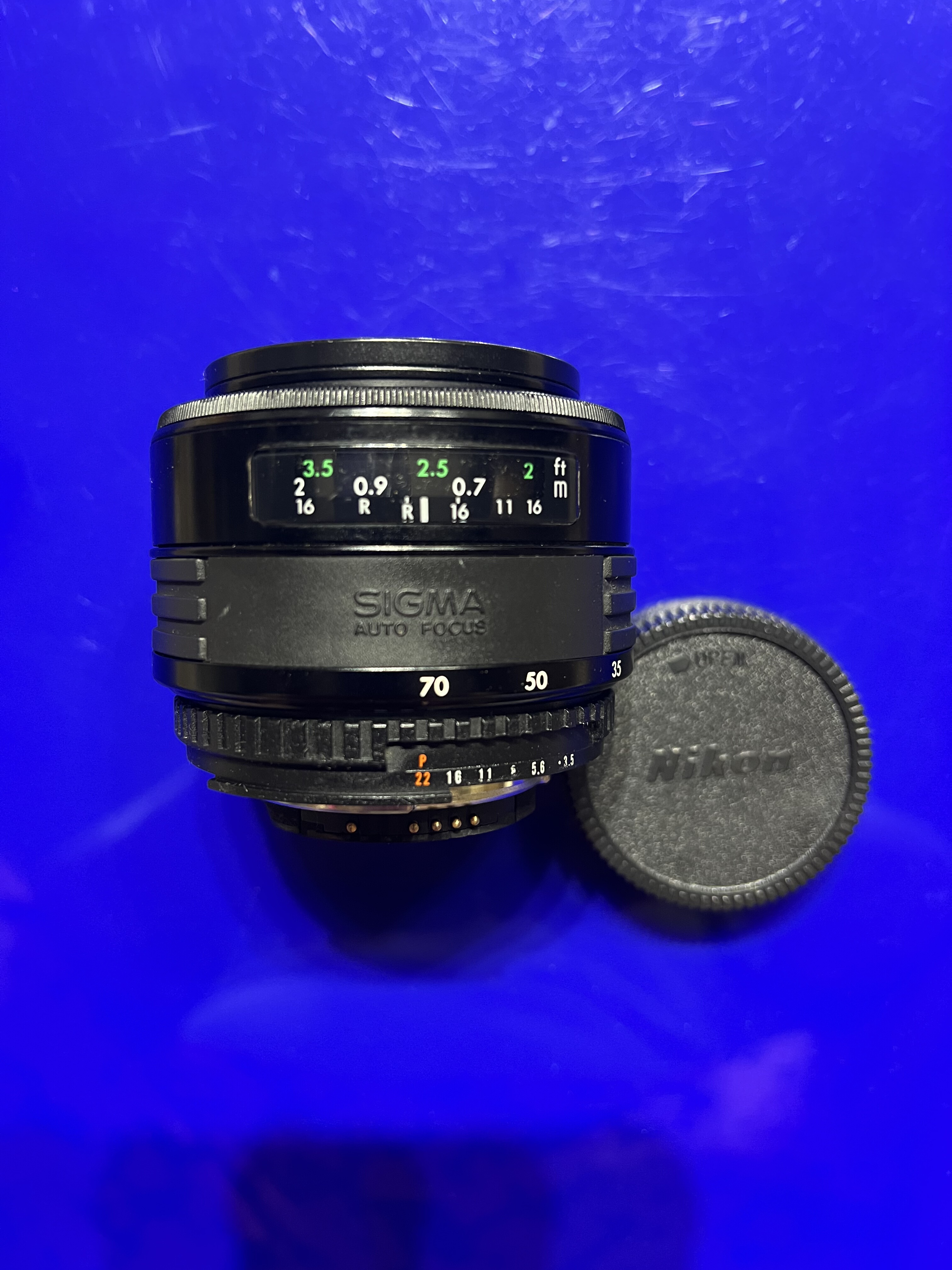 尼康F口 适马35-70mm/3.5-4.5 人像自动镜头 全金属 MC多层镀膜