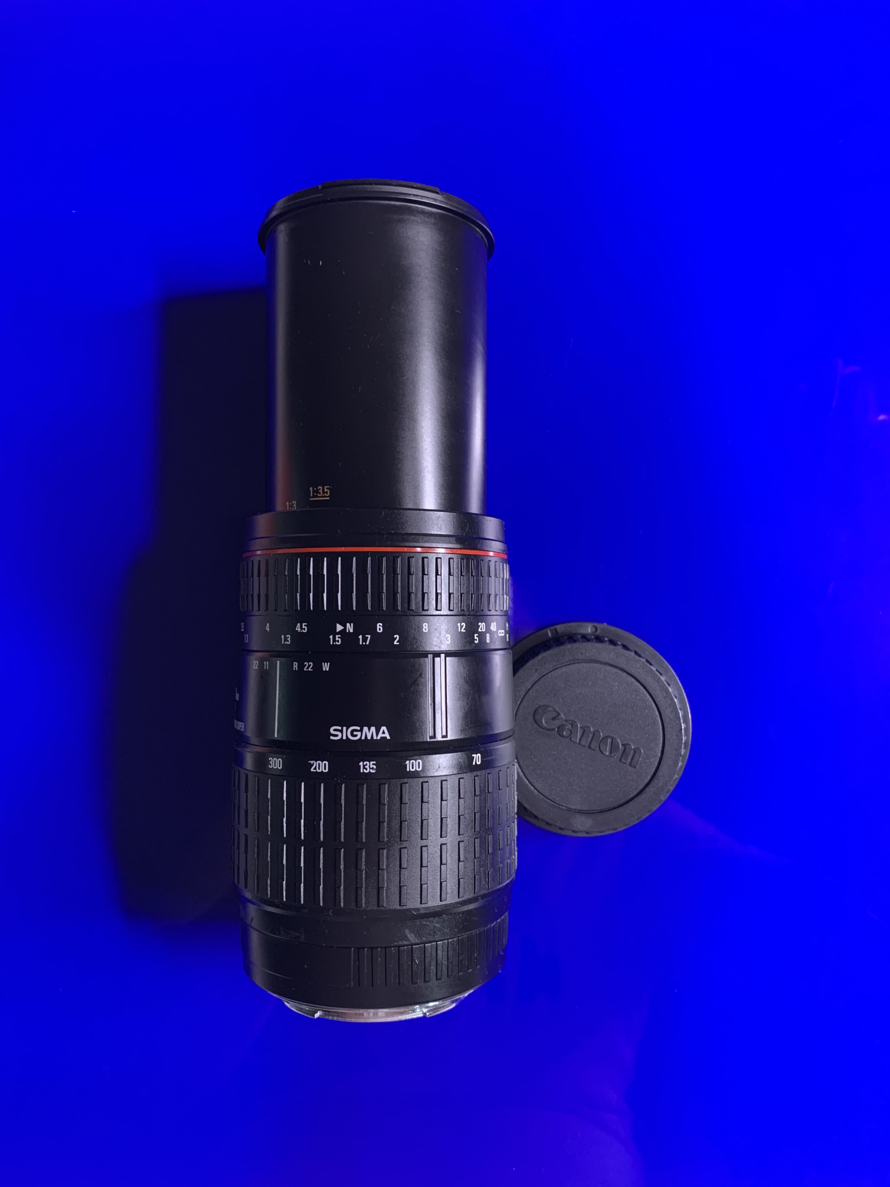 CANON EF SIGMA 70-300MM|4-5.6 망원 자동 렌즈 2세대 레드 서클 APO1:2 매크로 풀 프레임
