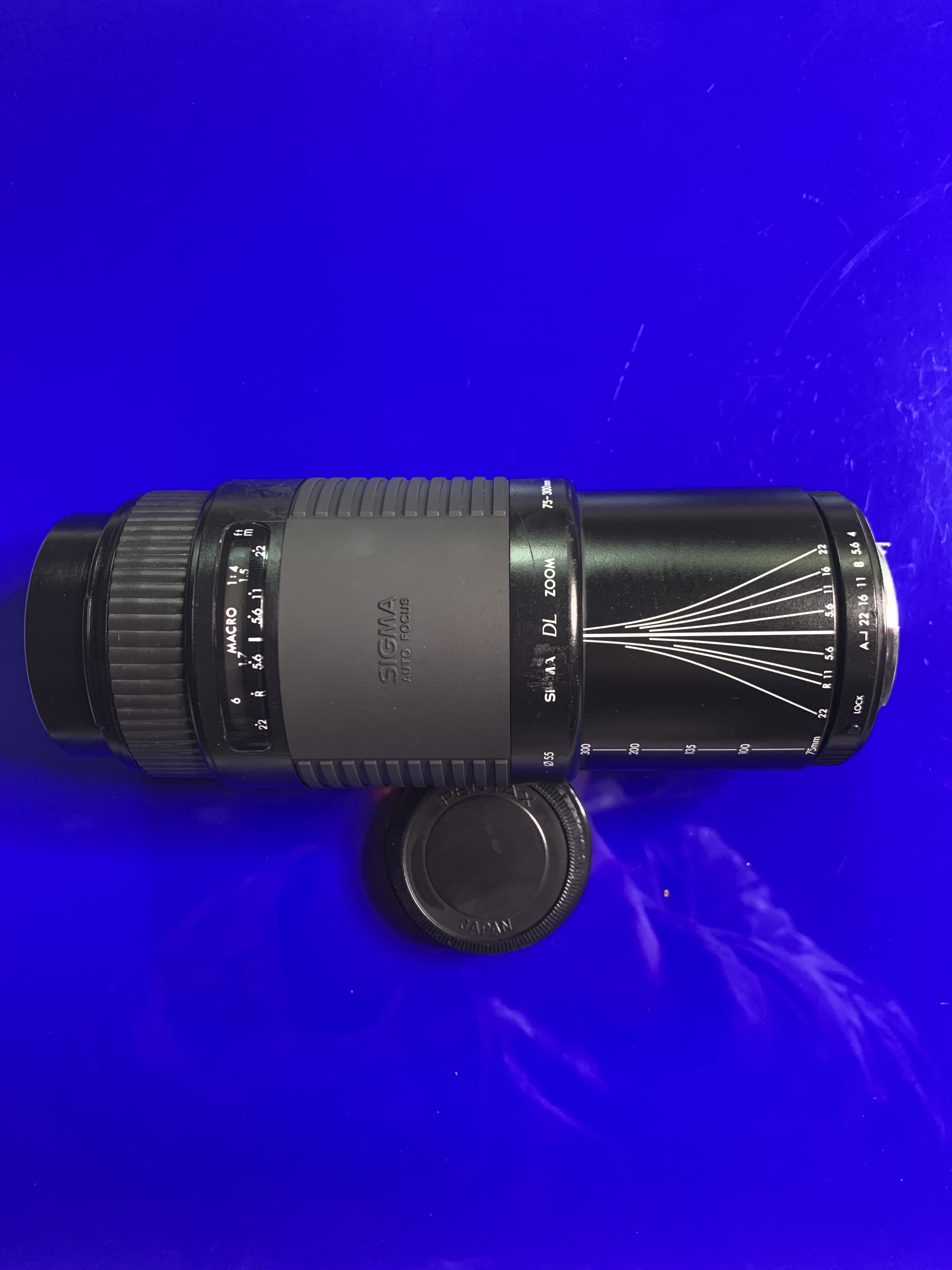 宾得PK适马75-300mm/4-5.6长焦自动镜头带微距MC镀膜远摄拍鸟打月