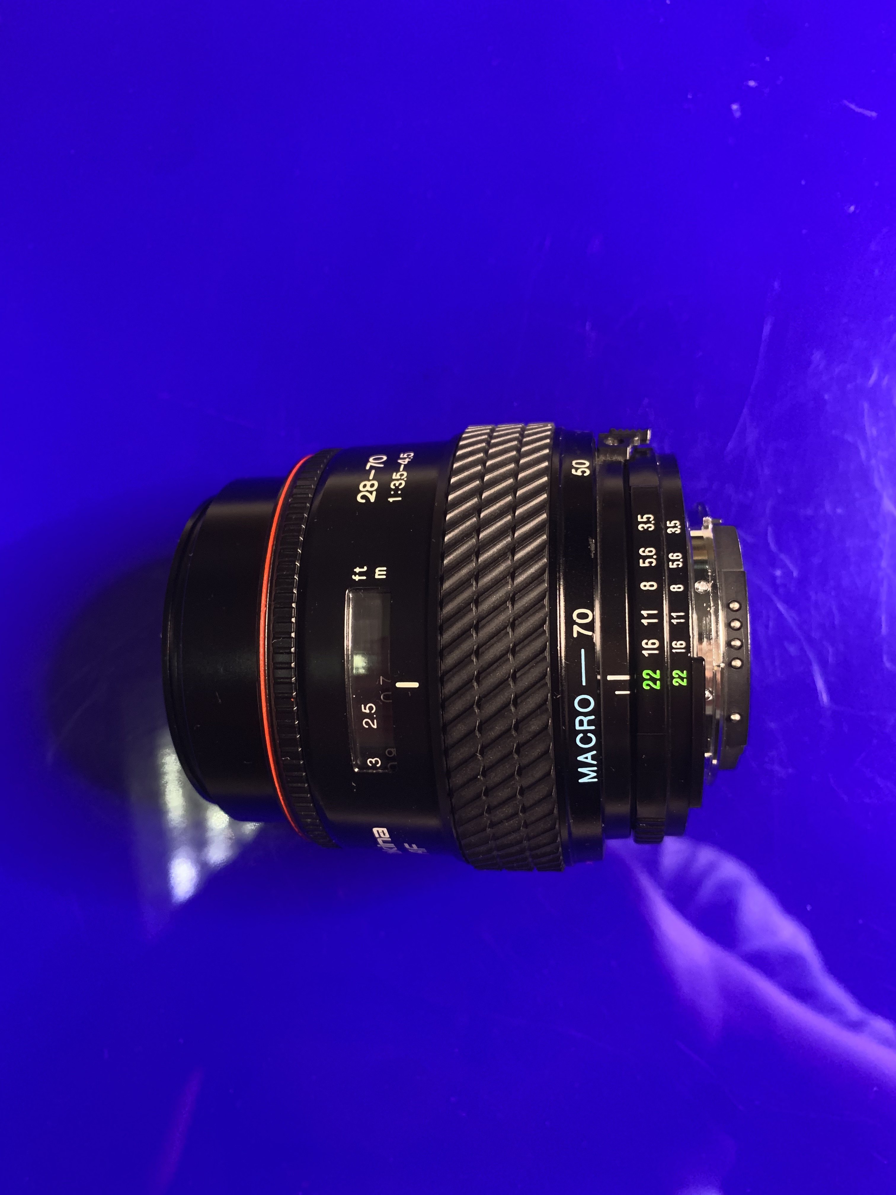 适用尼康F图丽28-70mm/3.5-4.5广角自动镜头高端红圈金属微距全幅