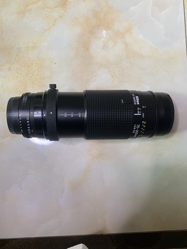 尼康F 75-300mm/4.5-5.6长焦自动镜头 带微距脚架环 全幅拍鸟荷花