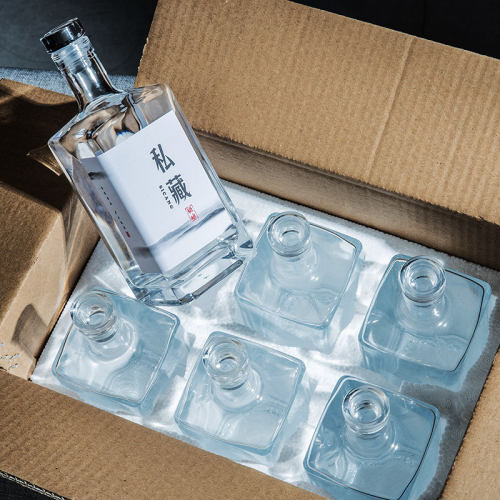 加厚玻璃酒瓶500ml酒壶空酒壶