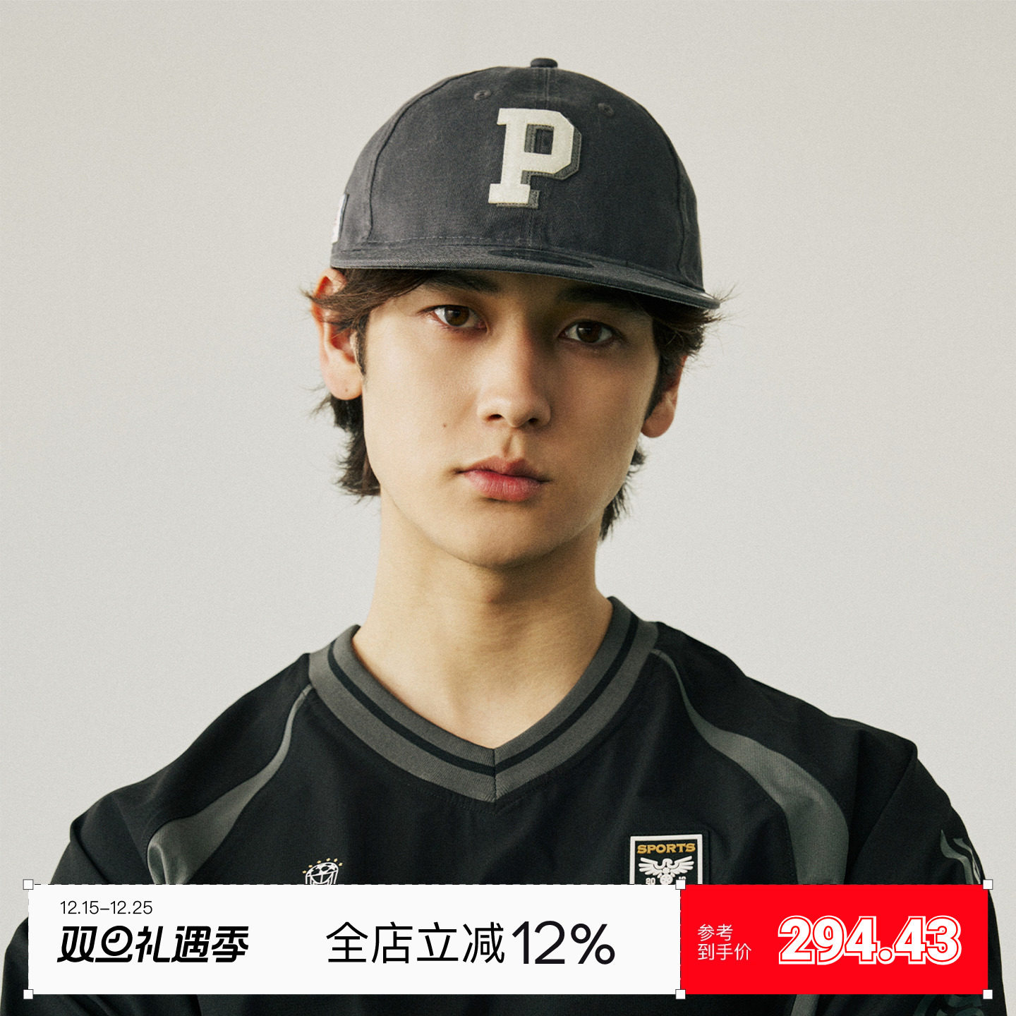 New Era纽亦华PINSKTBS 24SS复古休闲软顶弯檐遮阳棒球帽鸭舌帽子