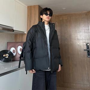 美式高街冬款男上衣立领面包服皮棉衣棉服情侣皮棉袄潮流保暖外套