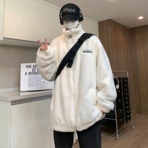 冬季新款美式潮流刺绣加厚保暖外套男女同款宽松情侣百搭休闲棉服