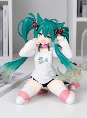 初音未来手办收纳摆件学生用
