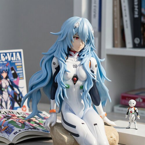 云祥社MH GEM 福音战士 终 EVA 绫波丽 长发坐姿动漫手办模型批发