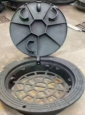 球墨铸铁井盖五防防沉降井盖700900市政建筑工程重型可调式井盖