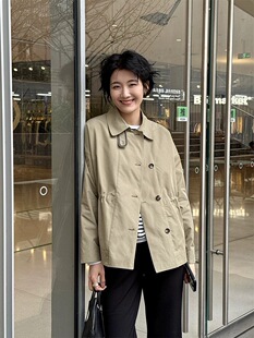 2026春秋新款女士休闲风衣外套女款休闲通勤显瘦百搭上衣