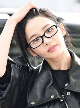 复古小方框TR90眼镜框潮女黑色素颜神器近视可配度数时尚镜架小脸