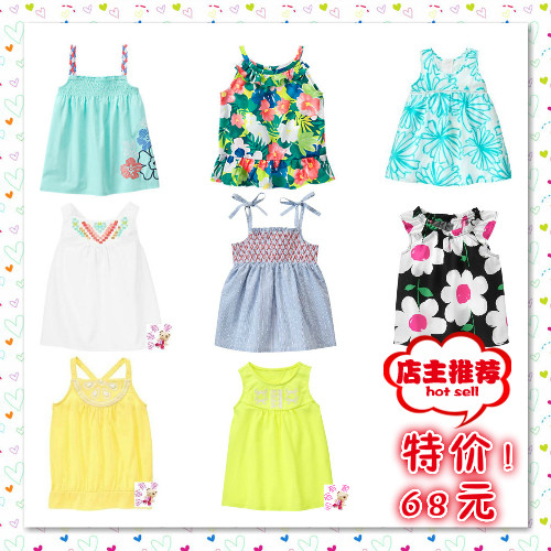 现货 美国正品 金宝贝gymboree女童中大童娃娃衫