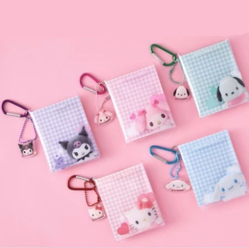 韩国代三丽鸥HelloKitty美乐蒂库洛米挂件娃娃收纳包钥匙扣