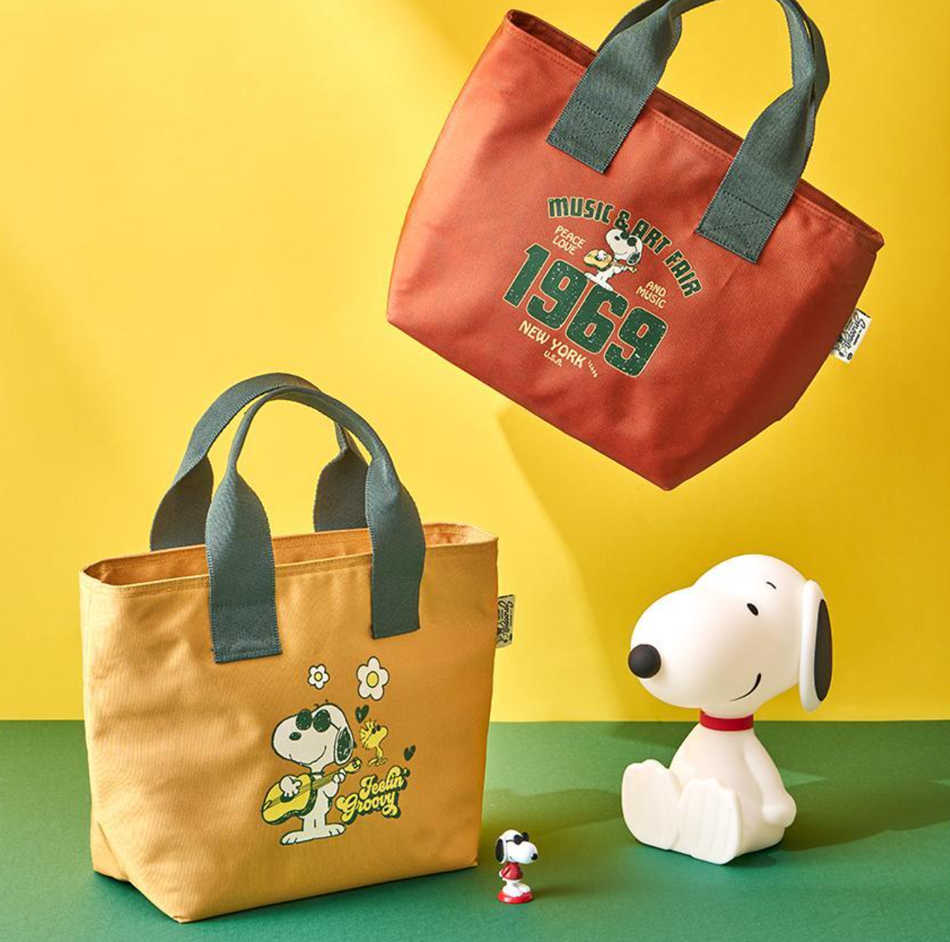 韩国代LocknLock乐扣乐扣联名Peanuts史努比可爱保温包防水收纳包