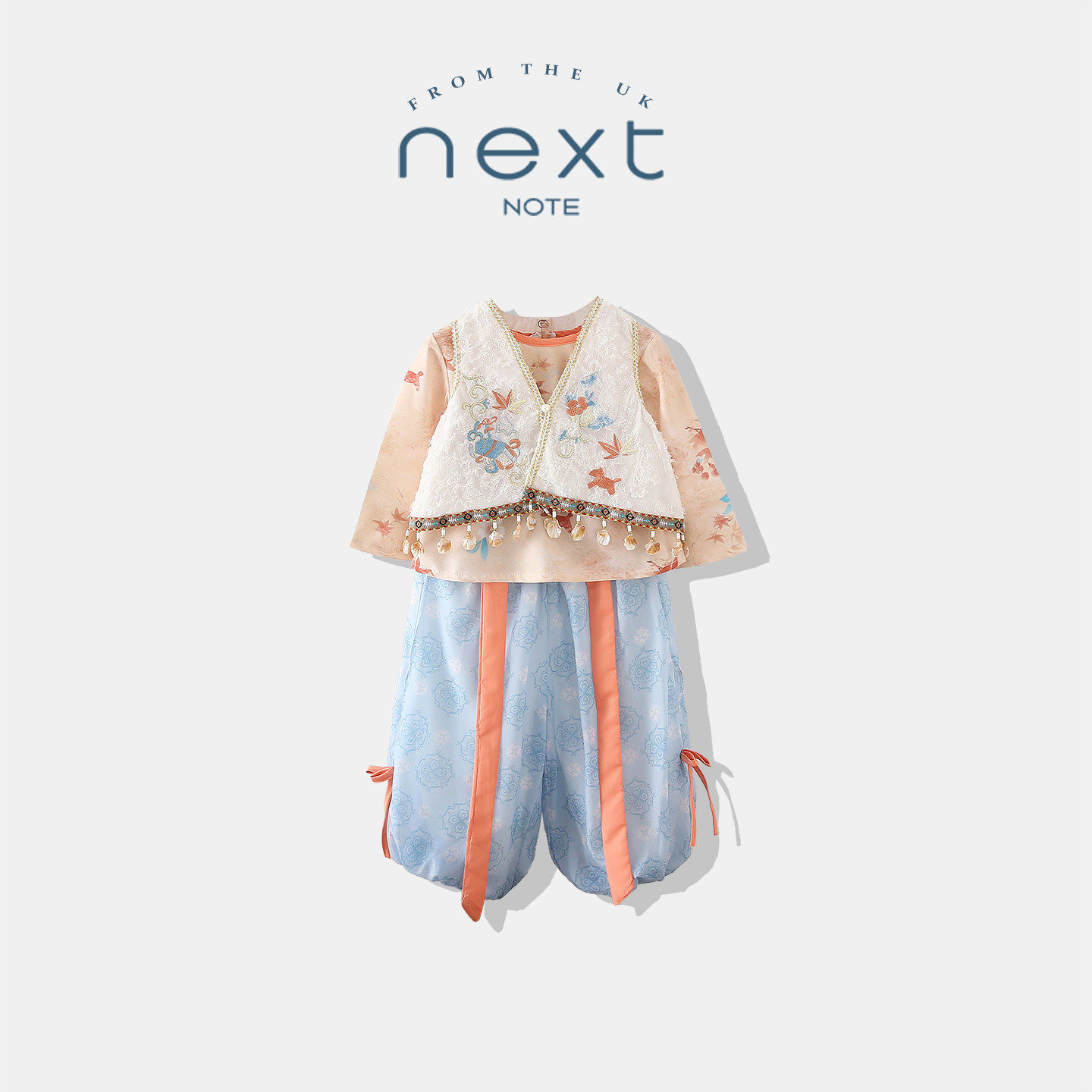 NEXTNO女童汉服春秋儿童