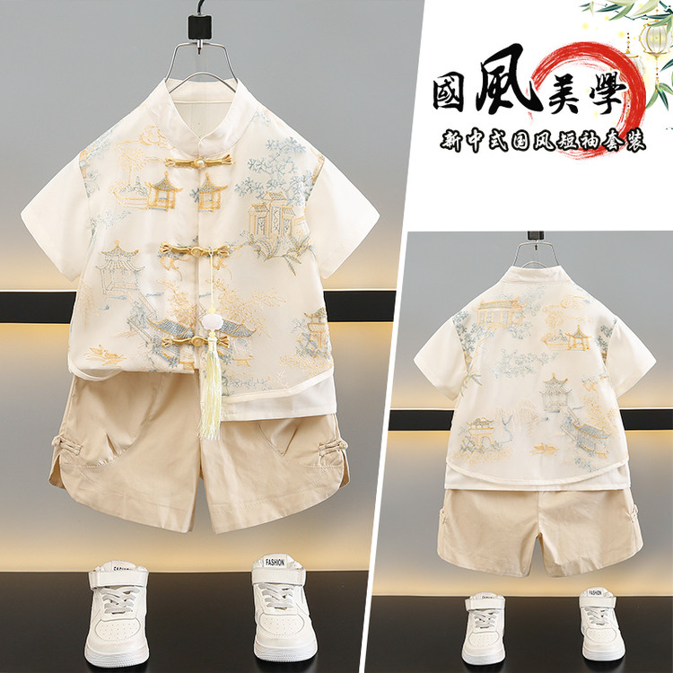 韩国男童汉服夏季套装202
