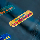 静电彩色电话号码内装饰用品汽车移车运吉临时停车挪车静电贴纸牌