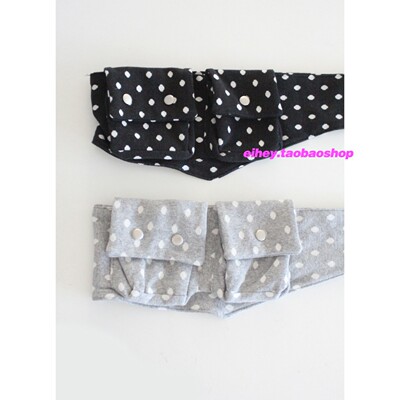 eihey诶嘿小众设计鬼马少女波点口袋腰包叠穿可调节腰带腰封配饰