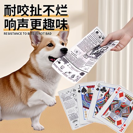 狗狗玩具磨牙趣味发声报纸响纸好物泰迪柯基大中小型幼犬宠物用品