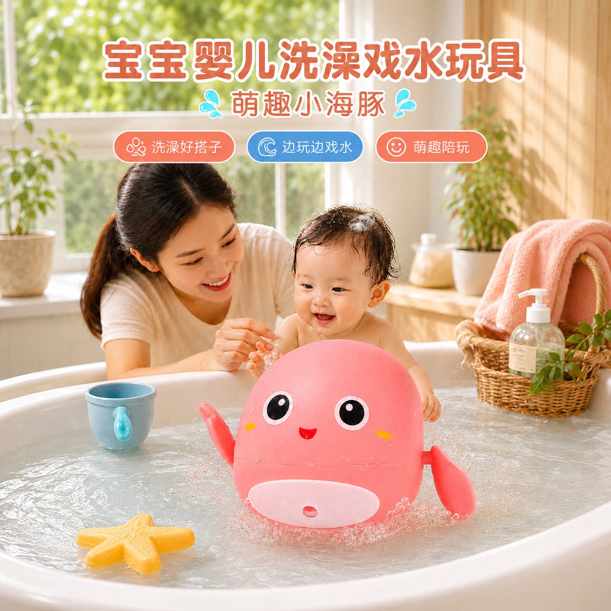 洗澡玩具戏水小鸭子沐浴玩具