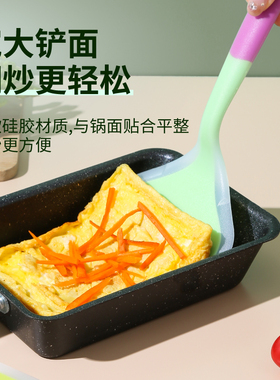 烙饼硅胶铲耐高温不粘锅专用铲子不伤锅烘焙刮刀厨房家用炒菜锅铲