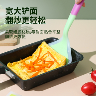 烙饼硅胶铲耐高温不粘锅专用铲子不伤锅烘焙刮刀厨房家用炒菜锅铲