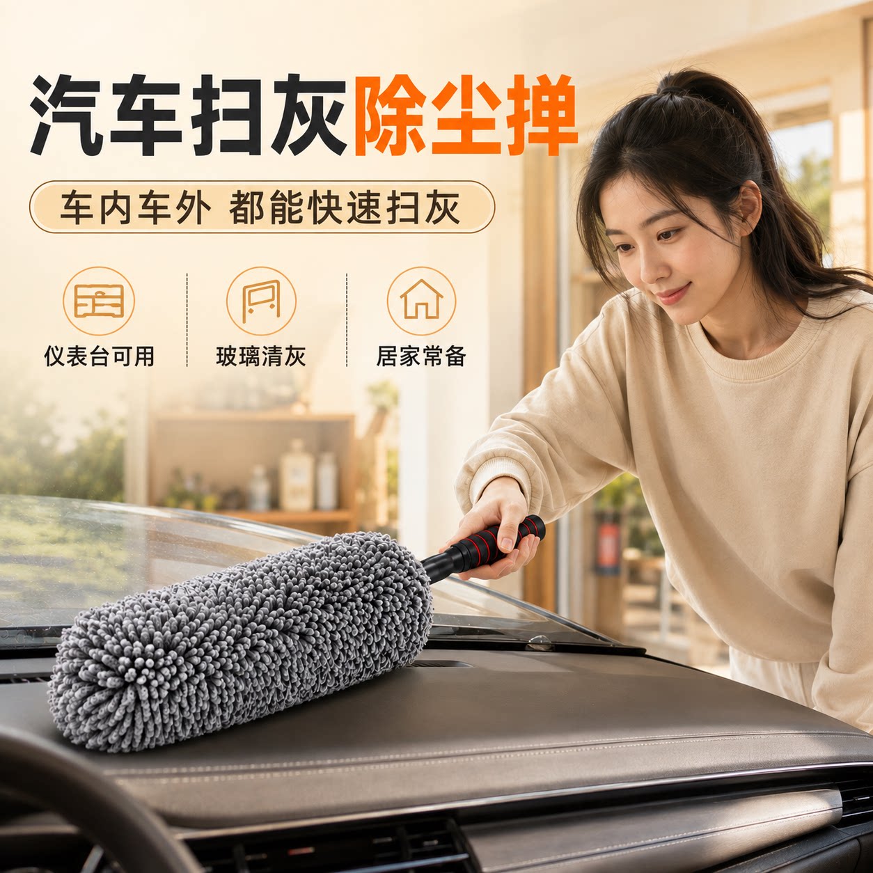 汽车软毛除尘刷扫灰清洁