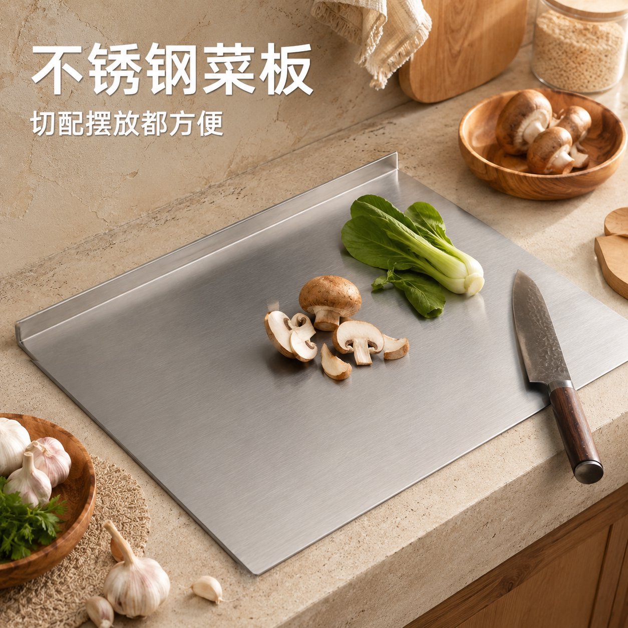 不锈钢菜板厨房防霉抗菌切菜板