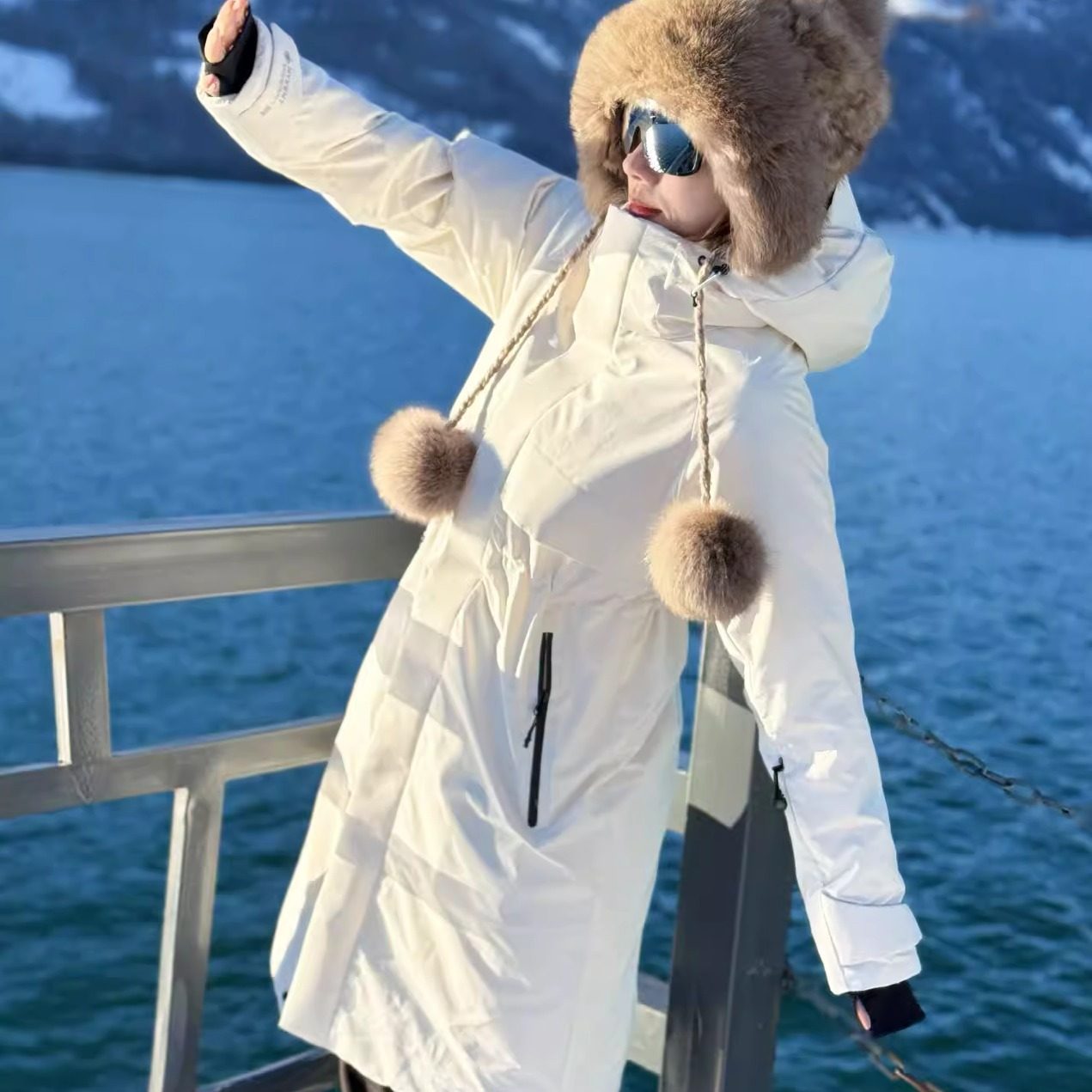 9032重量级御寒全天候90鹅绒防风水冲锋滑雪加厚户外长款羽绒服,女装/女士精品,羽绒服,淘宝优惠券,粉丝福利购,淘宝优惠卷