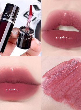 口红唇釉不易掉色不沾杯亮橘色橙色正红色女黄黑皮学生党素颜显白