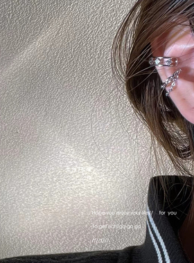 To GetRich/小众设计感链条耳夹高级感ins风个性耳骨夹无耳洞耳饰