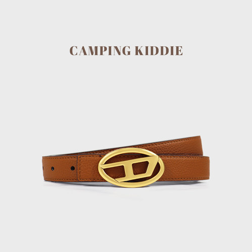 CAMPINGKIDDIE头层牛皮百搭皮带