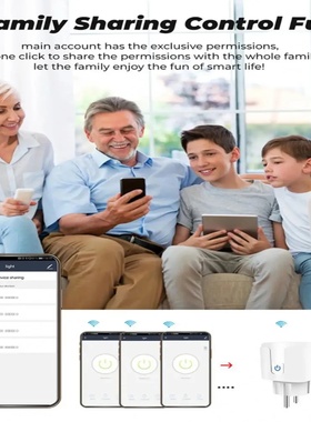 Tuya Zigbee Smart Plug 20A EU Smart Socket With Power Monit