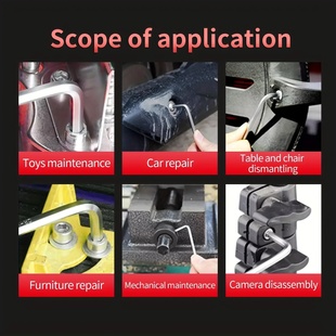 8pcs Allen Wrench Metric Wrench Inch Wrench L Wrench Size A