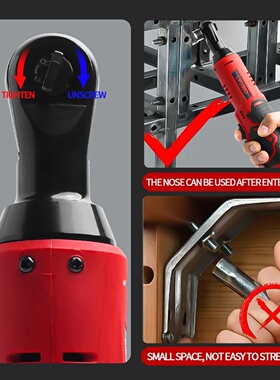 LYUWO 12V Cordless Right Angle Electric Wrench 45NM 3/8 Inc