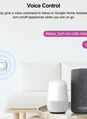 Tuya Wifi Plug 20A Smart Socket EU with Power Monitor Funct